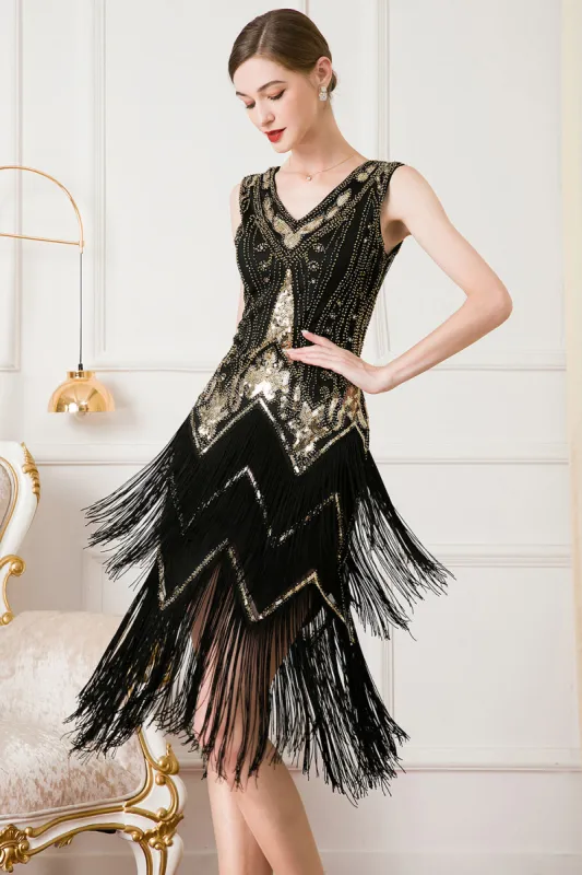 Fringes Sequin 1920s Dress sold by Zapaka