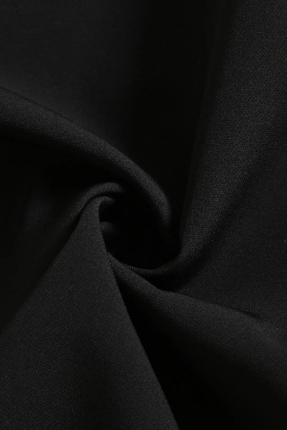 Short A Line Black Vintage 1950s Dress sold by Zapaka product image thumbnail 3