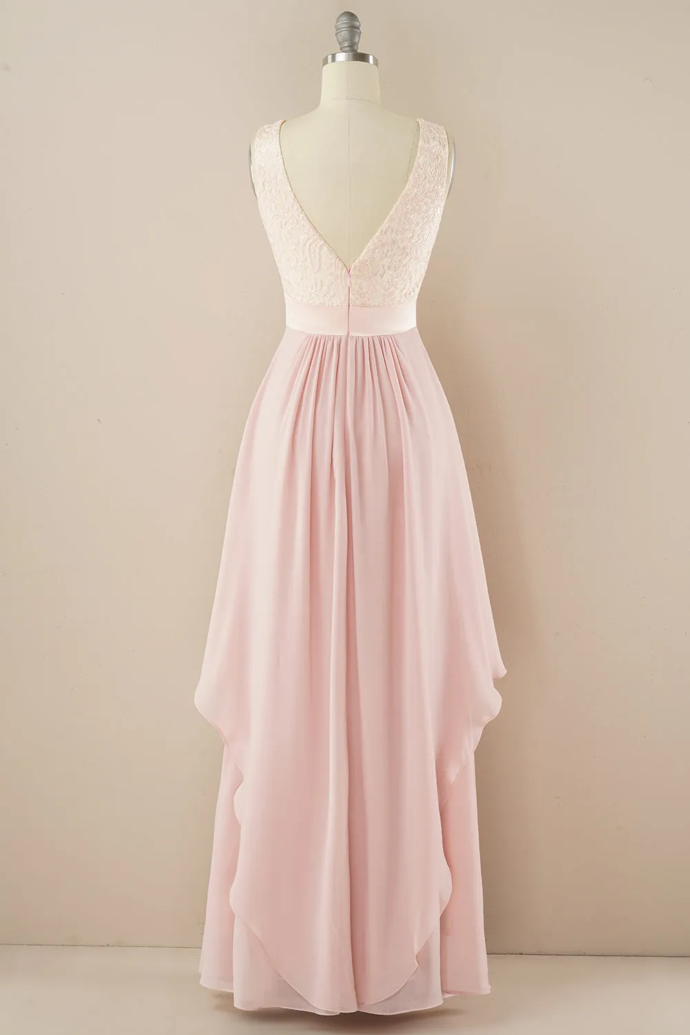 Lace Long Prom Dress sold by Zapaka product image thumbnail 2