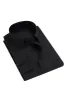 Men's Black Solid Long Sleeves Suit Shirt sold by Zapaka
