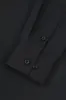 Men's Black Solid Long Sleeves Suit Shirt sold by Zapaka