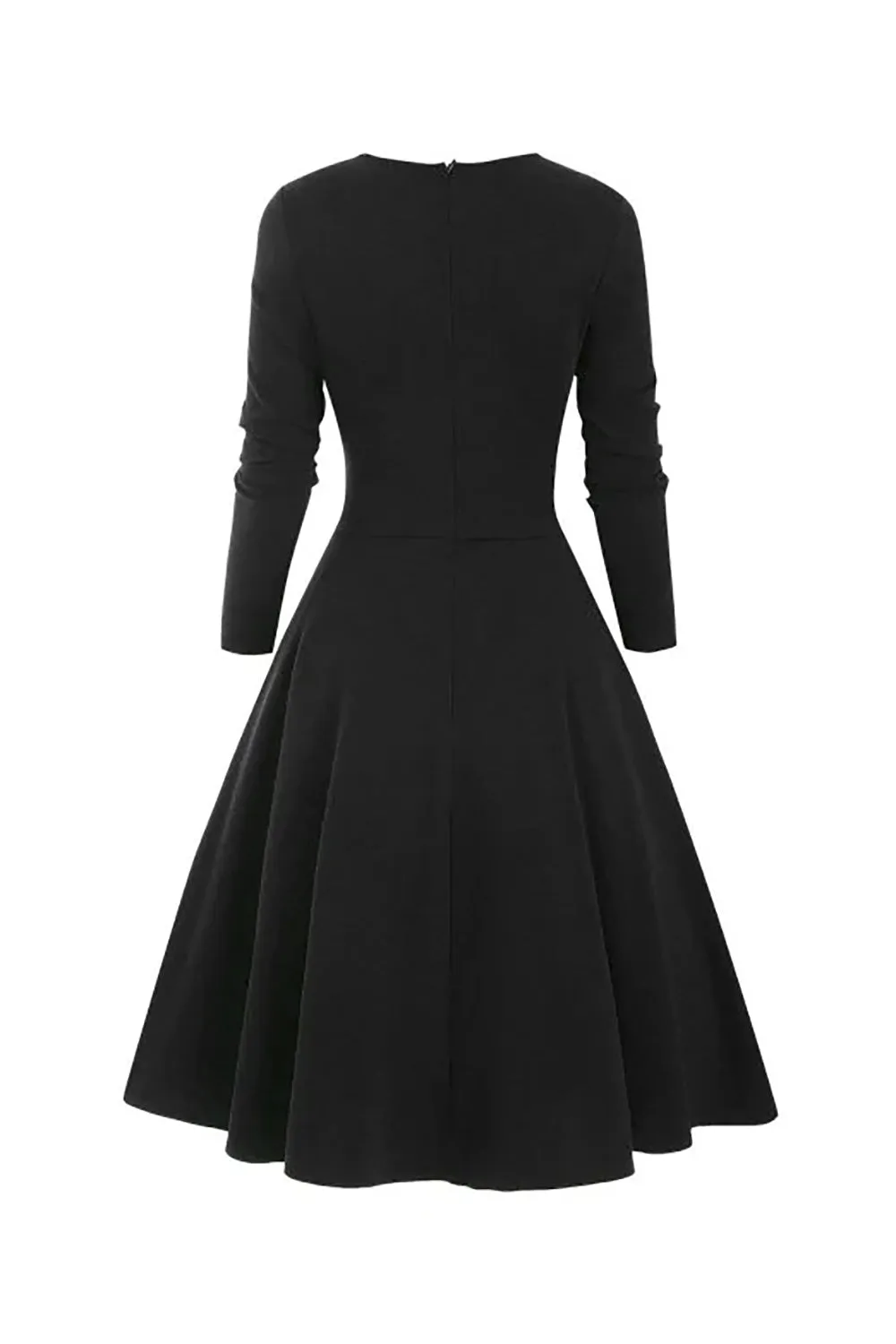 Check Printed Waist-Up Halloween Retro Dress sold by Zapaka product image thumbnail 4