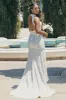 Ivory Open Back Boho Lace Wedding Dress sold by Zapaka