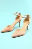 Champagne Pointy Heels sold by Zapaka