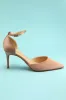 Champagne Pointy Heels sold by Zapaka