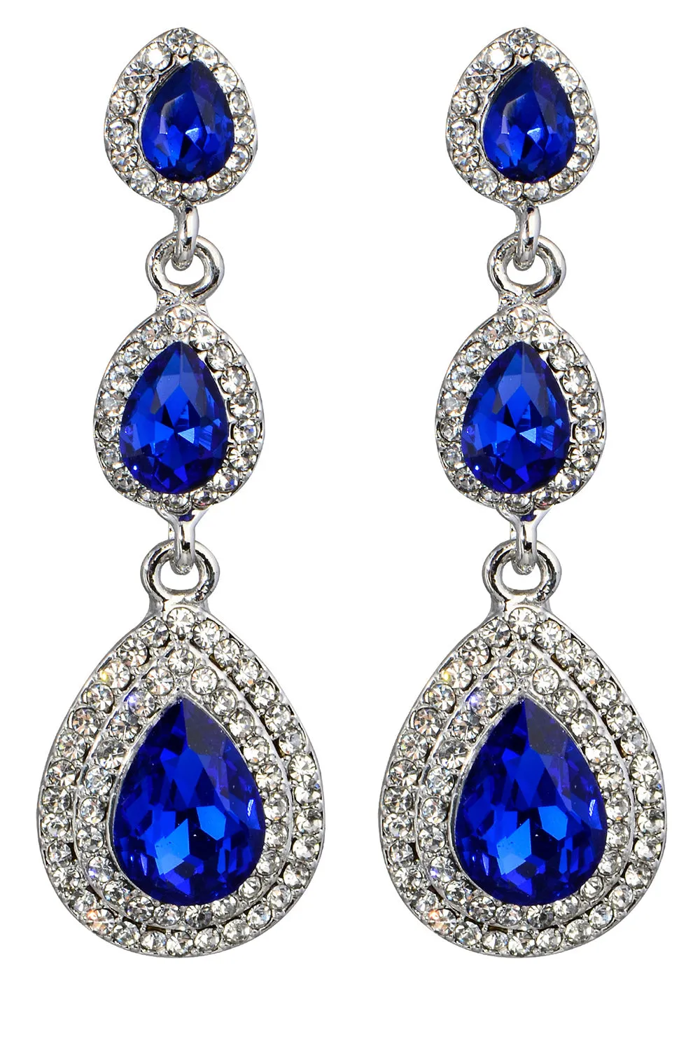 Dark Green Rhinestones Earrings sold by Zapaka product image thumbnail 5