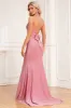 Glitter Mermaid Halter Neck Long Prom Dress sold by Zapaka