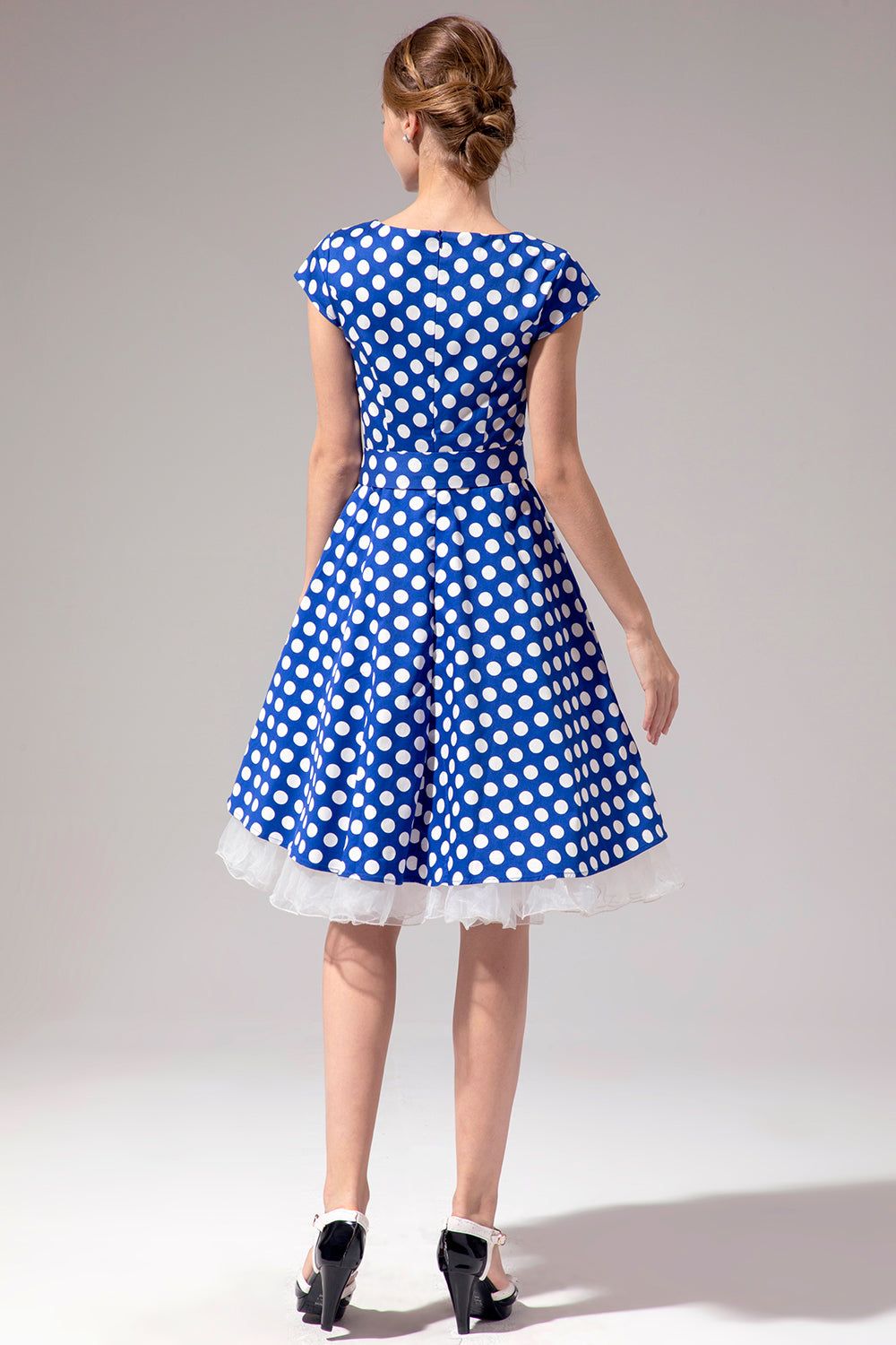 Polka Dots 1950s Swing Dress sold by Zapaka product image thumbnail 2
