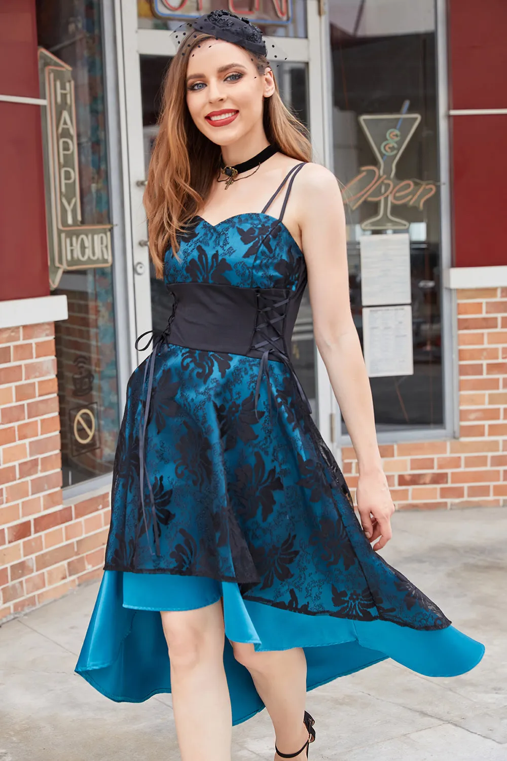 High-low Lace Vintage Dress sold by Zapaka product image thumbnail 4
