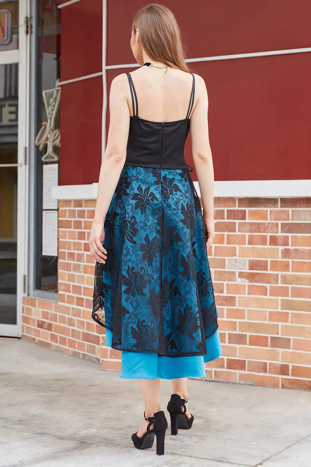 High-low Lace Vintage Dress sold by Zapaka product image thumbnail 2