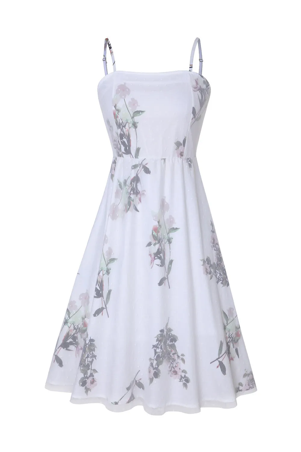 Black Printed 1950s Pin Up Dress sold by Zapaka product image thumbnail 3