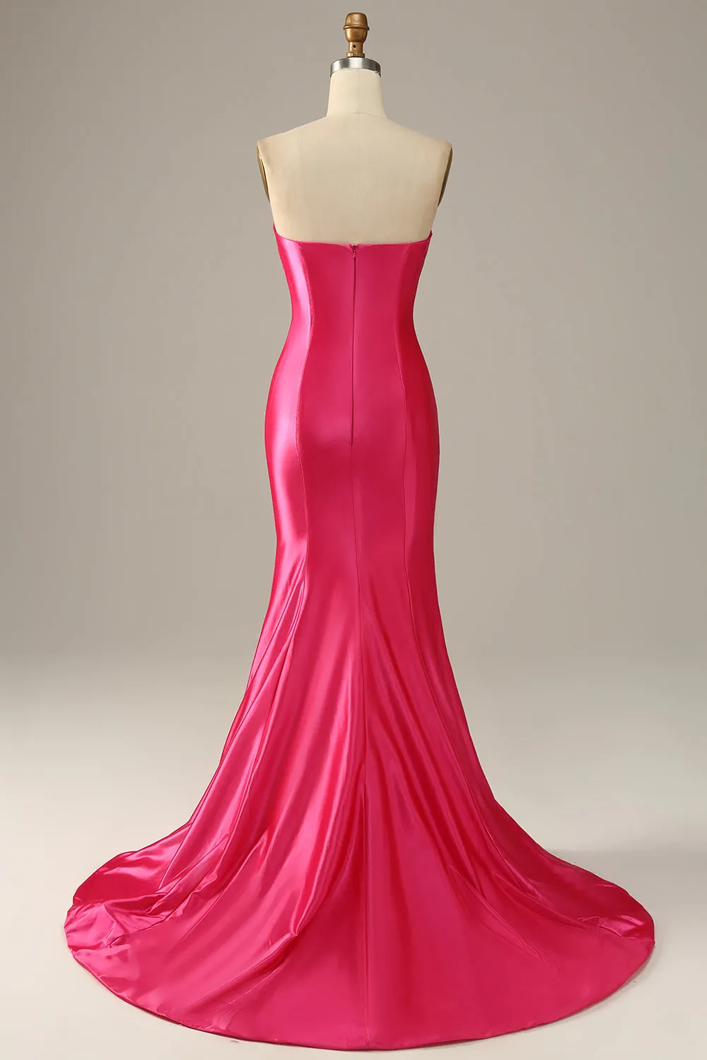 Fuchsia Sweetheart Mermaid Prom Dress sold by Zapaka product image thumbnail 2