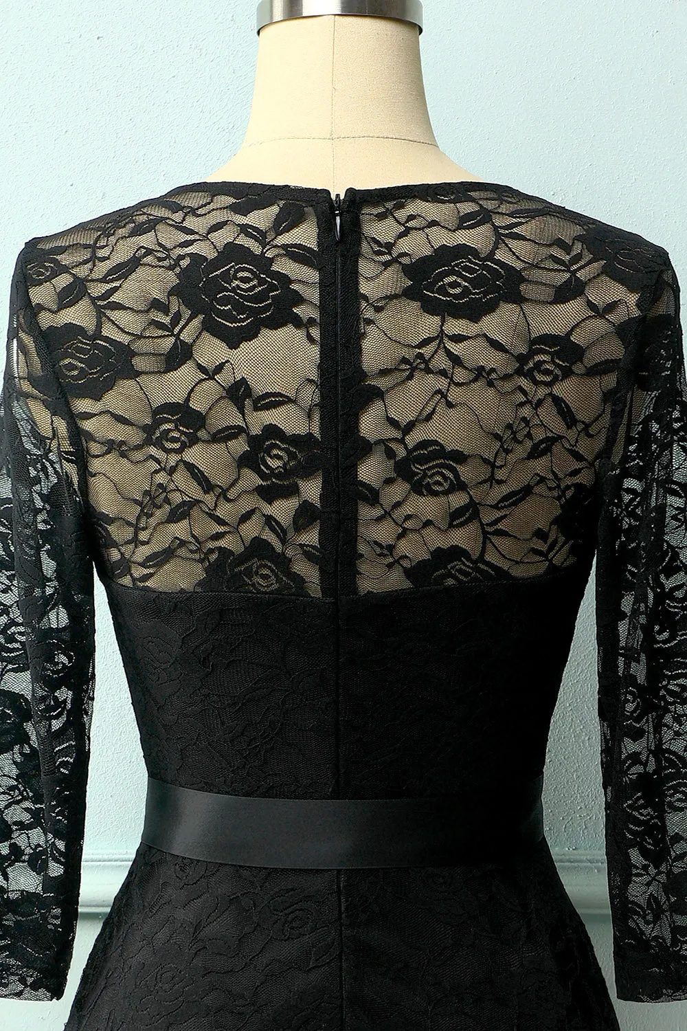 Black Rose Lace Dress sold by Zapaka product image thumbnail 4