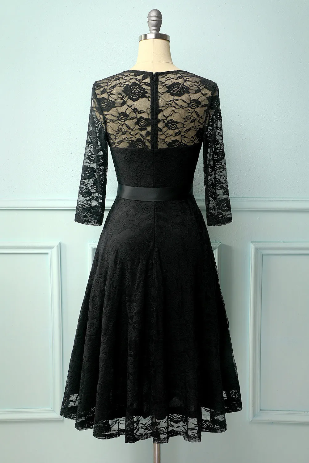 Black Rose Lace Dress sold by Zapaka product image thumbnail 2