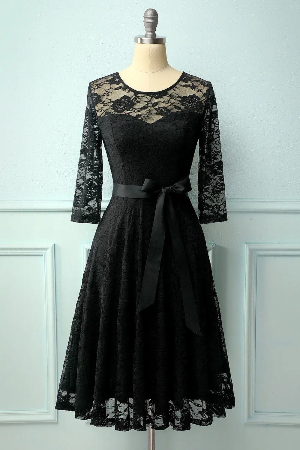 Black Rose Lace Dress sold by Zapaka
