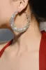 Cut Out Rhinestones Round Geometric Earrings sold by Zapaka