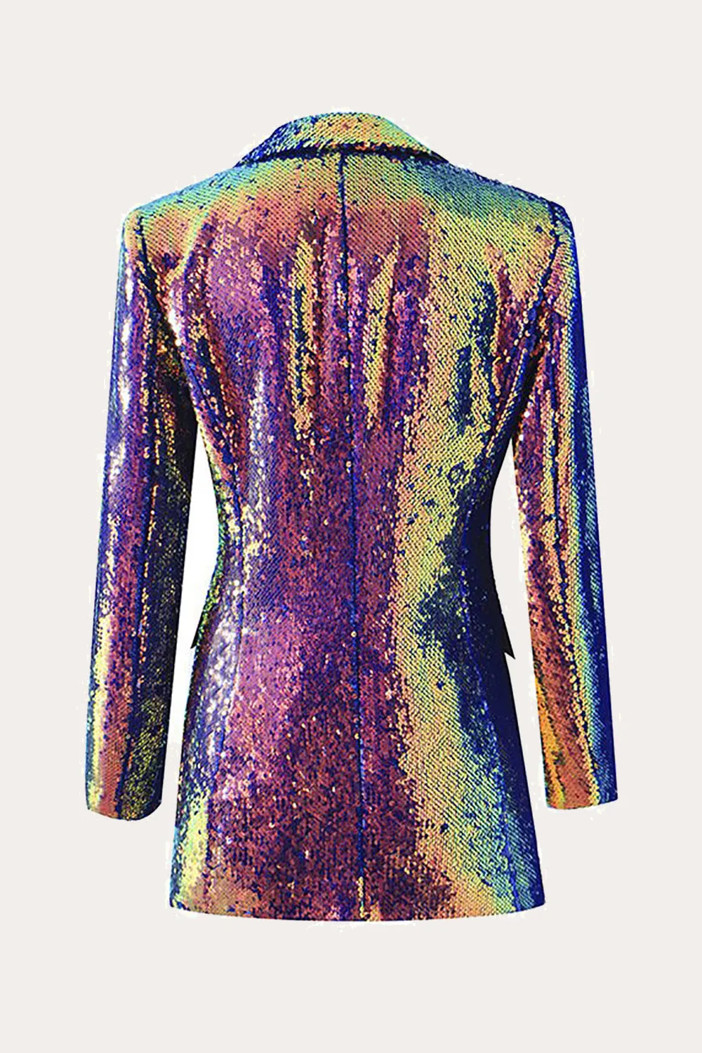 Sparkly Purple Sequins Prom Homecoming Women Blazer sold by Zapaka product image thumbnail 2