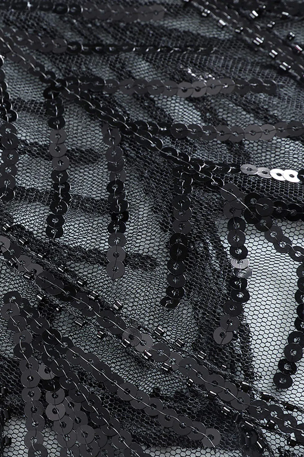 1920s Sequin Black Women Cape sold by Zapaka product image thumbnail 5