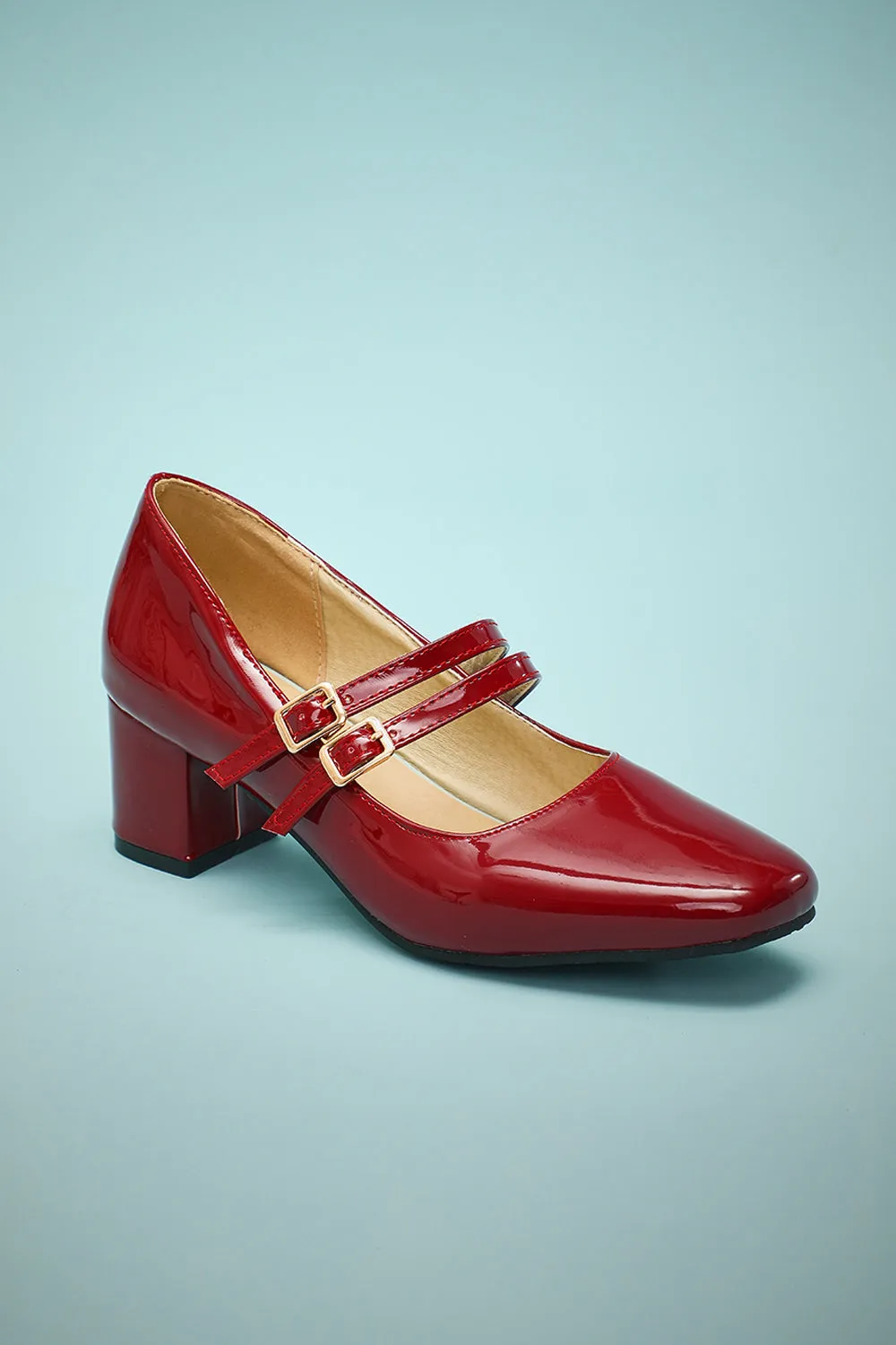Red Straps Retro Heels sold by Zapaka product image thumbnail 5
