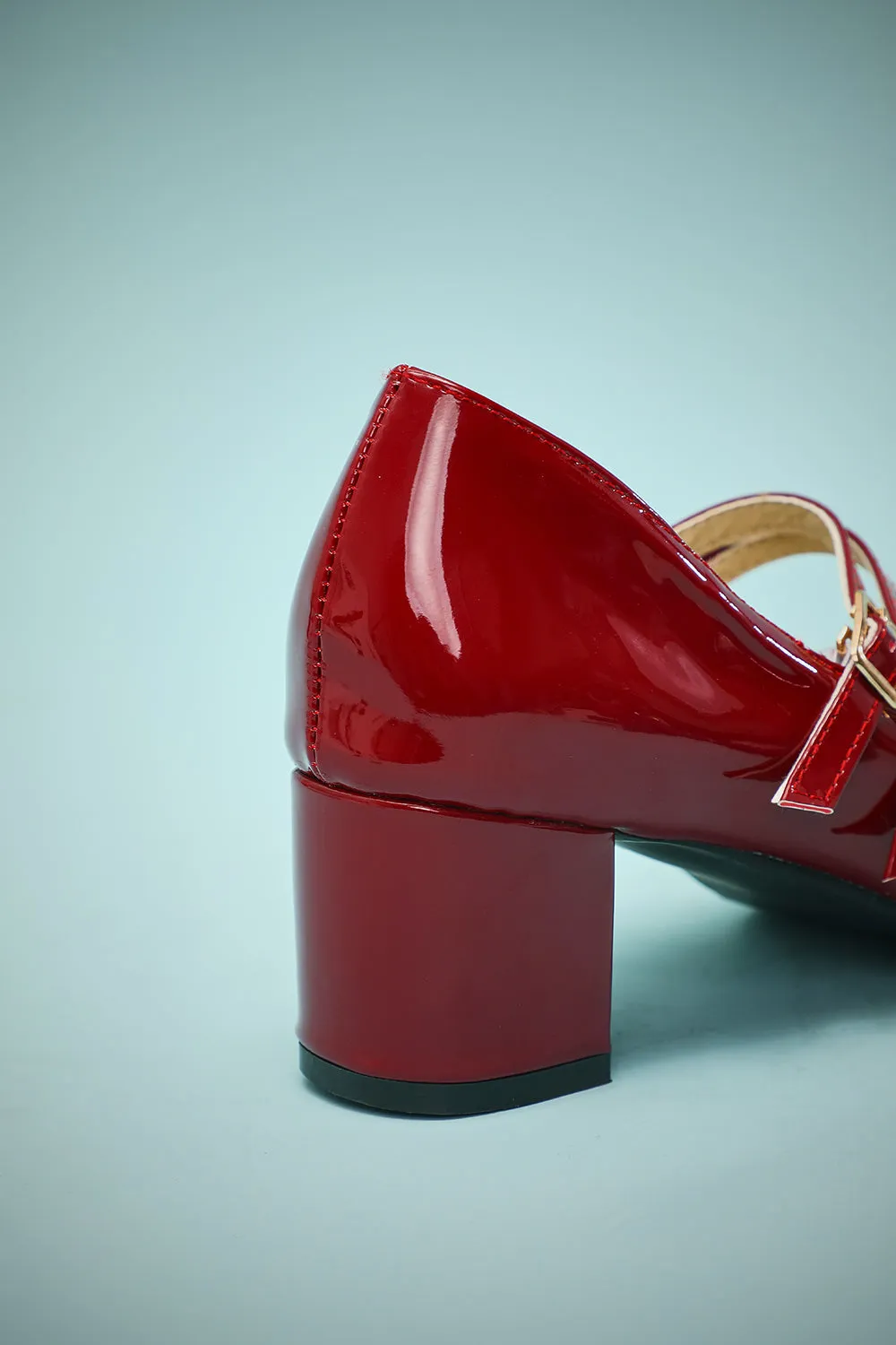Red Straps Retro Heels sold by Zapaka product image thumbnail 4