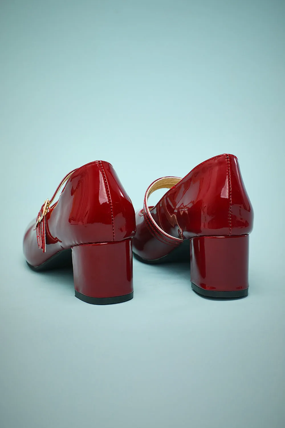 Red Straps Retro Heels sold by Zapaka product image thumbnail 2