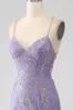 Sparkly Mermaid Lilac Long Prom Dress sold by Zapaka