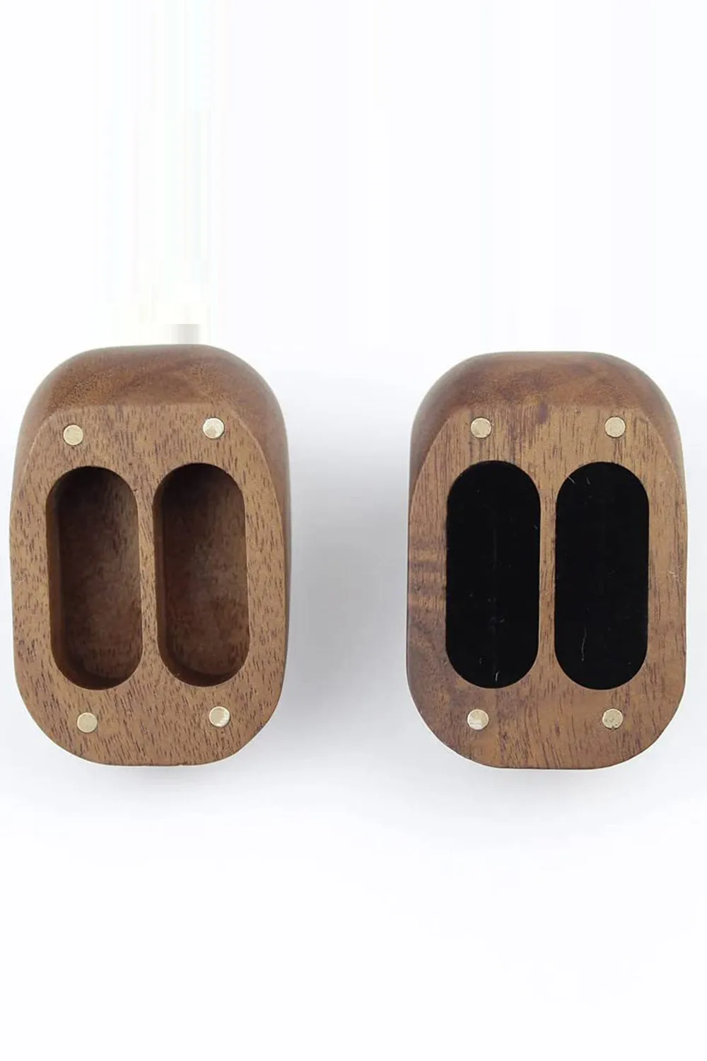 Wooden Heart Shaped Engagement Ring Box sold by Zapaka product image thumbnail 4