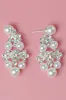 Pearl Rhinestone Pendant Necklace Earrings Tiara Jewelry Set sold by Zapaka