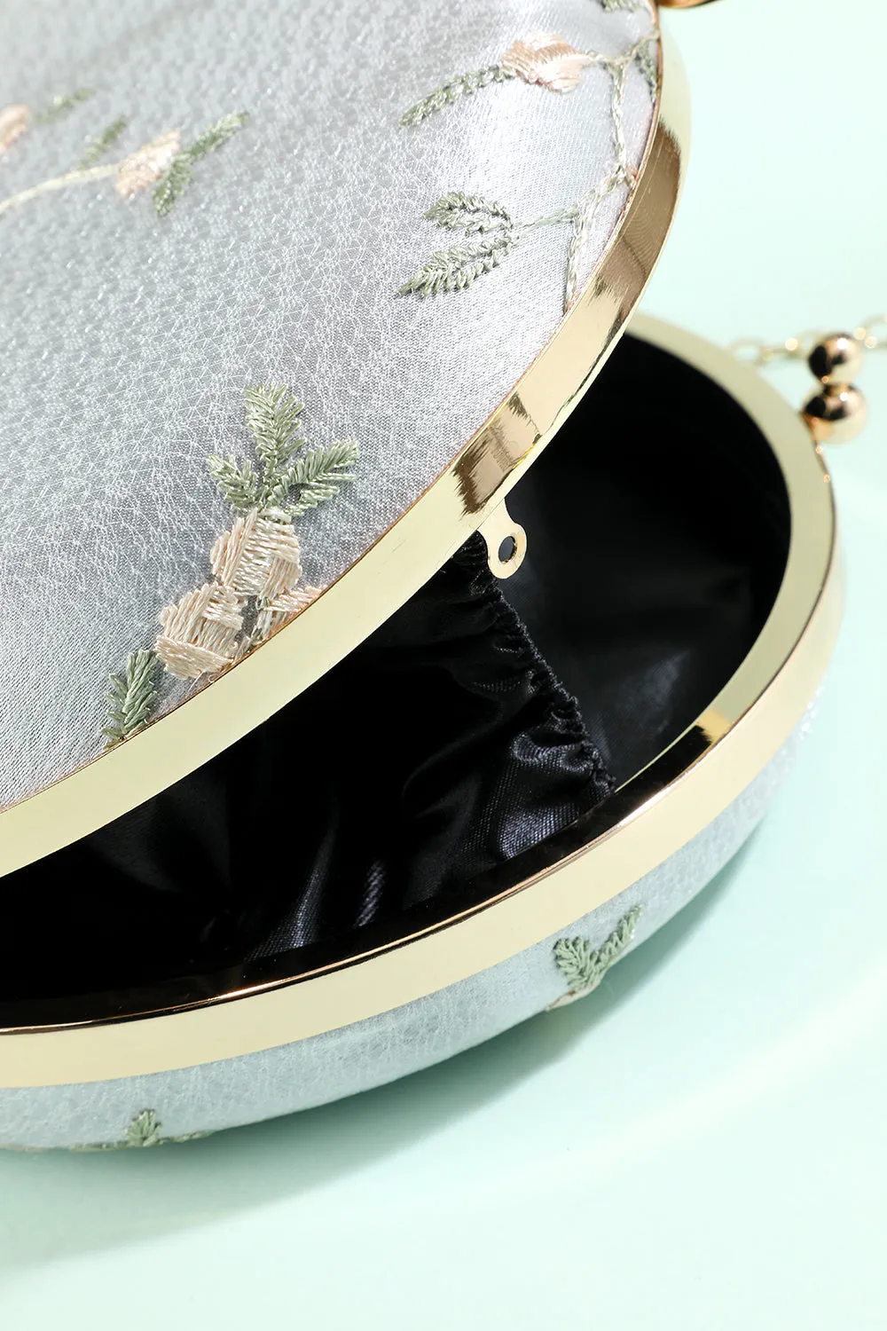 White Embroidery Handbag sold by Zapaka product image thumbnail 4