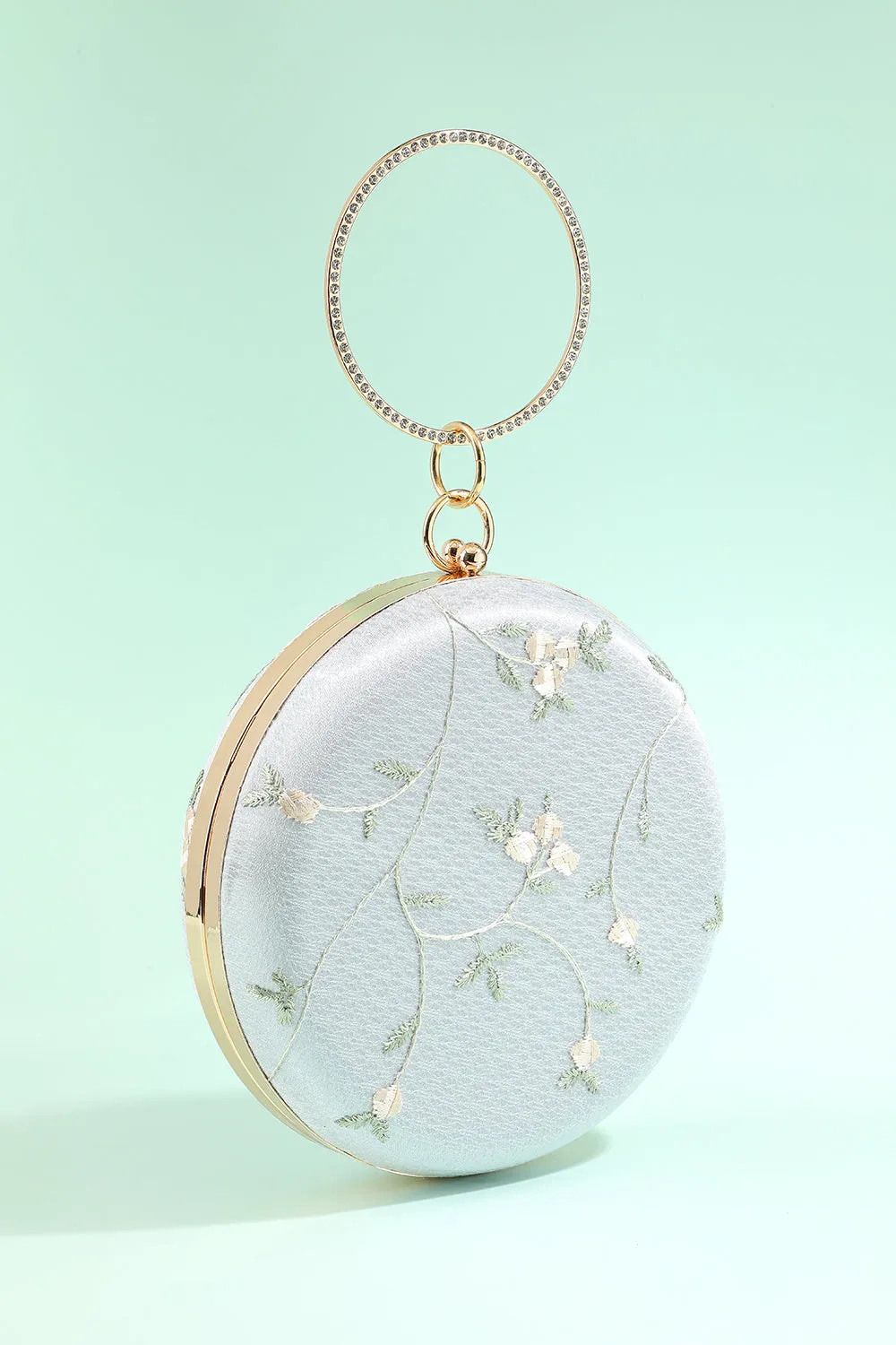 White Embroidery Handbag sold by Zapaka product image thumbnail 5