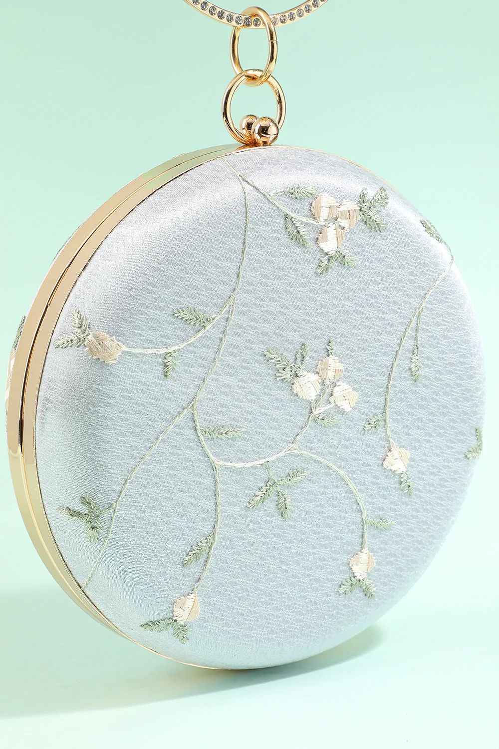 White Embroidery Handbag sold by Zapaka product image thumbnail 2