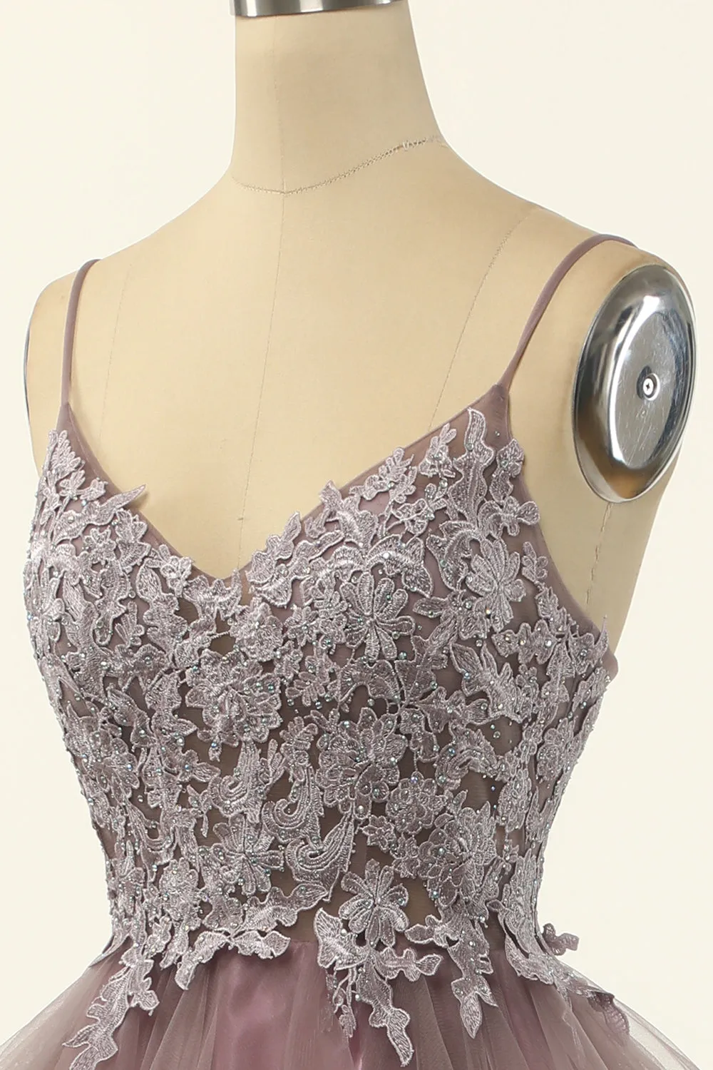 Tulle Appliques Prom Dress sold by Zapaka product image thumbnail 4