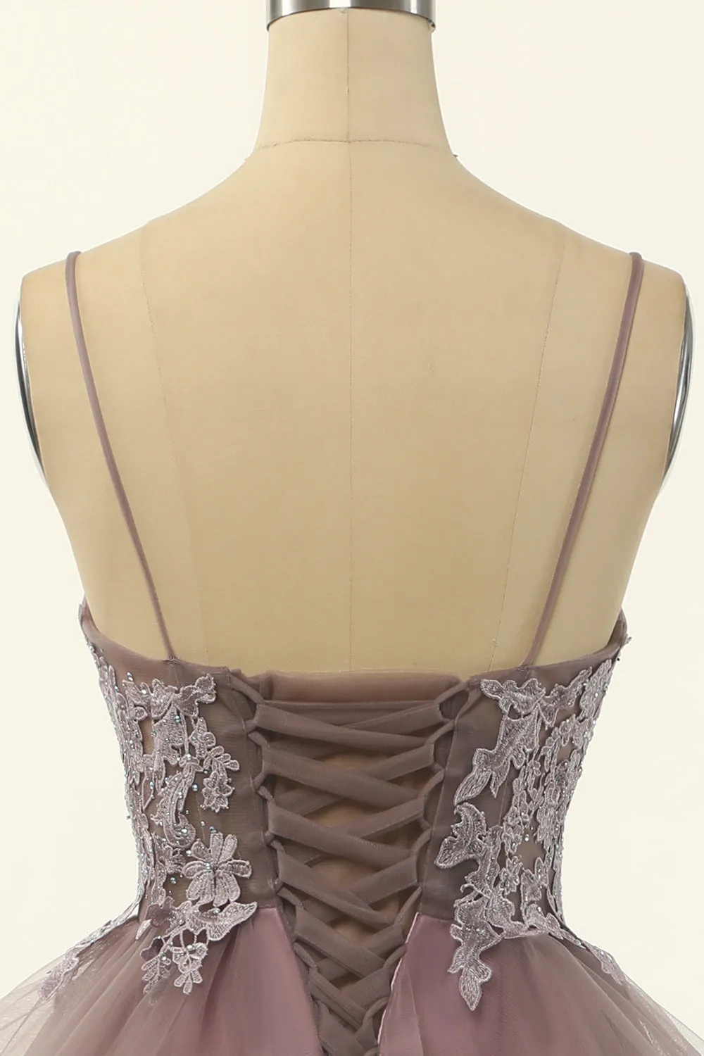 Tulle Appliques Prom Dress sold by Zapaka product image thumbnail 5