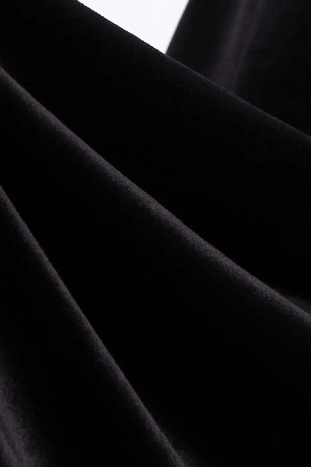 Black A Line Spaghetti Straps Short Vintage Dress sold by Zapaka product image thumbnail 3