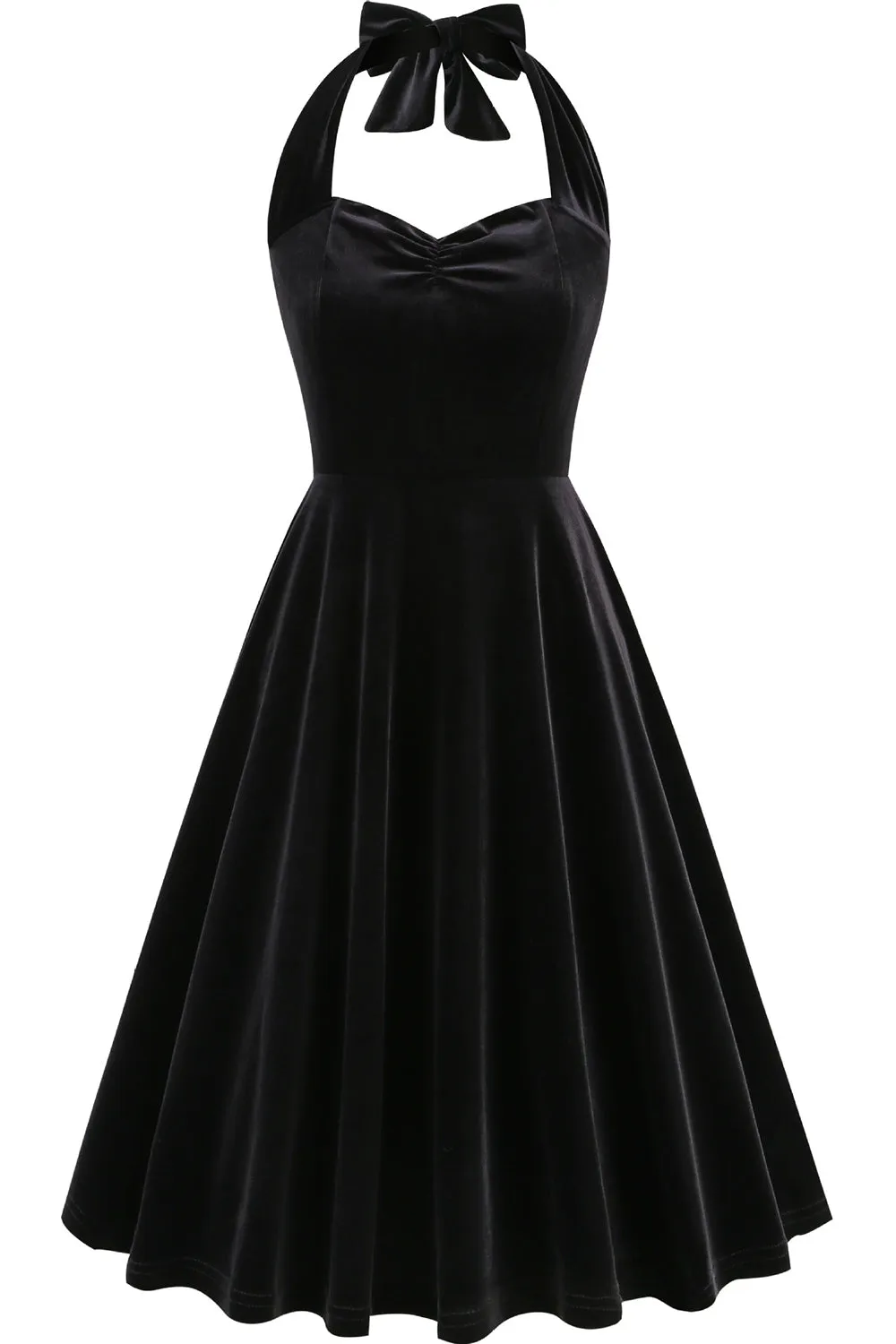 Black A Line Spaghetti Straps Short Vintage Dress sold by Zapaka