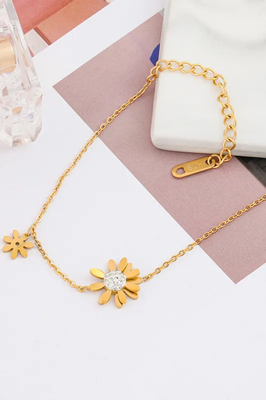 Titanium Daisy Bracelet made by Zapaka