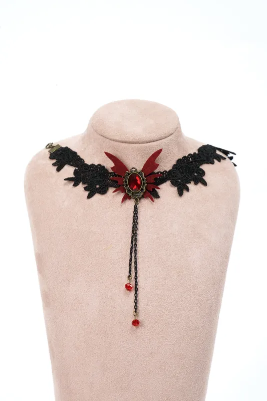 Black Halloween Necklace sold by Zapaka