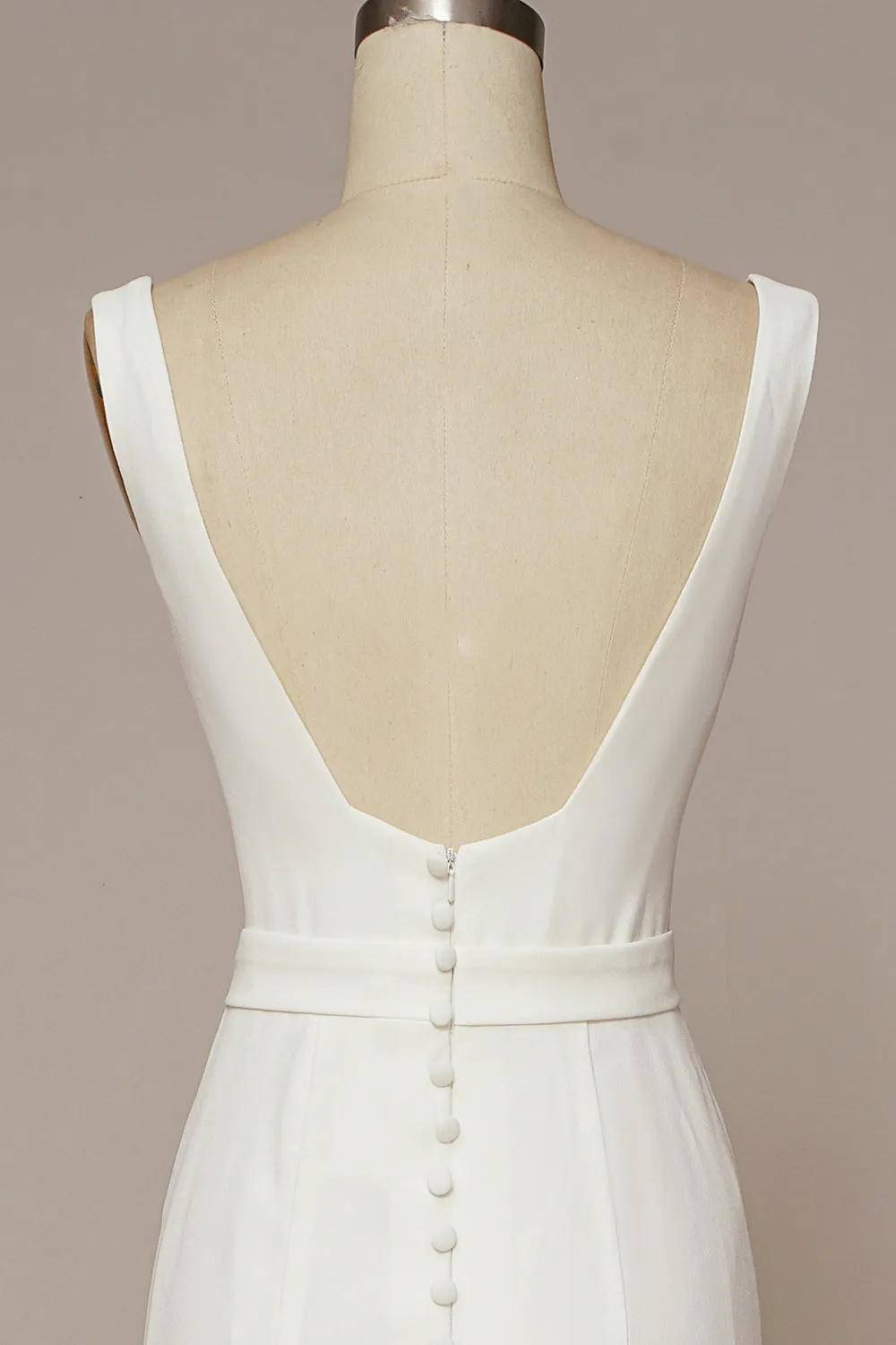 Mermaid Square Neck Wedding Dress sold by Zapaka product image thumbnail 4