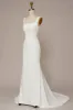 Mermaid Square Neck Wedding Dress sold by Zapaka