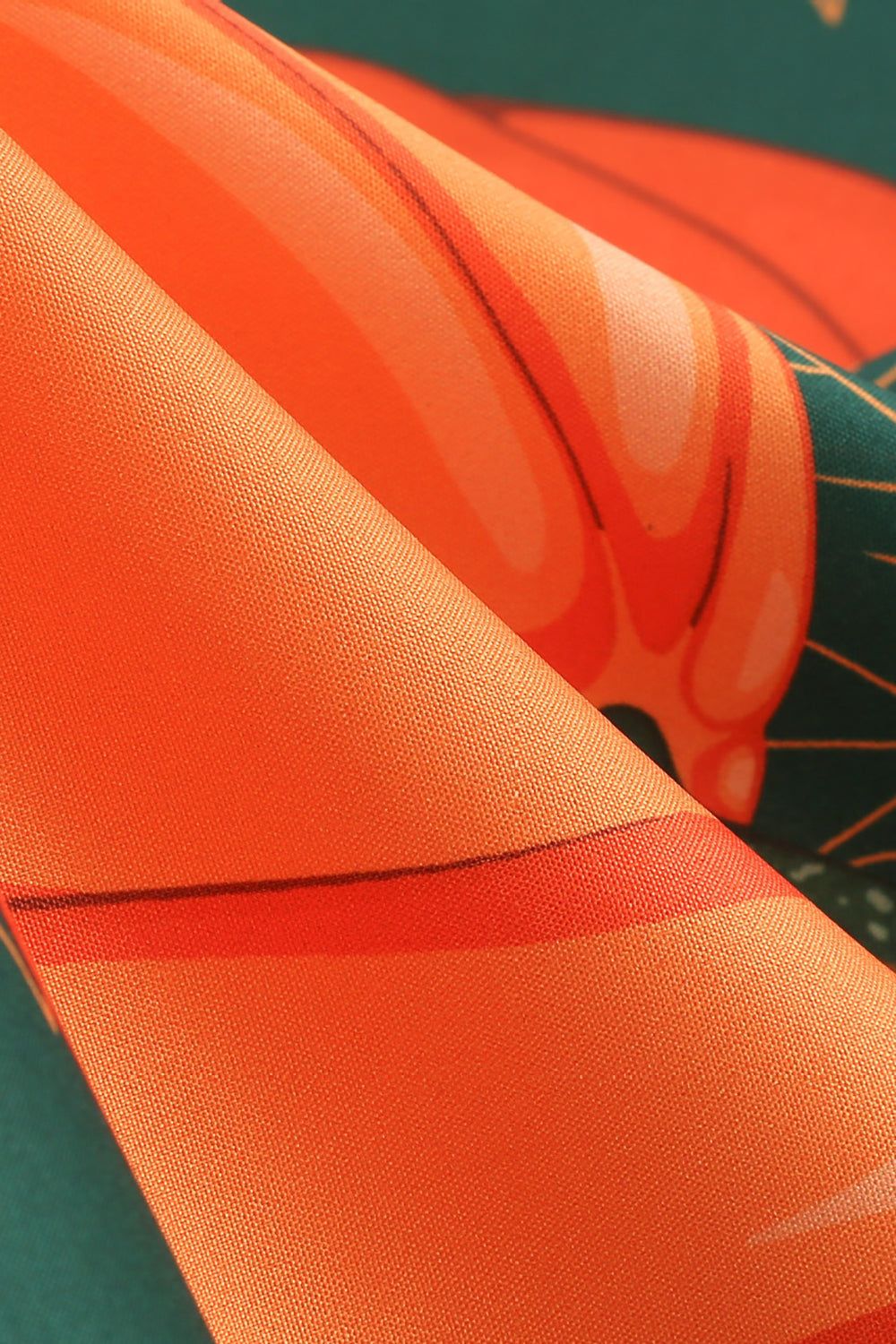 Wavy V-Neck Long Sleeve Print Halloween Retro Dress sold by Zapaka product image thumbnail 5