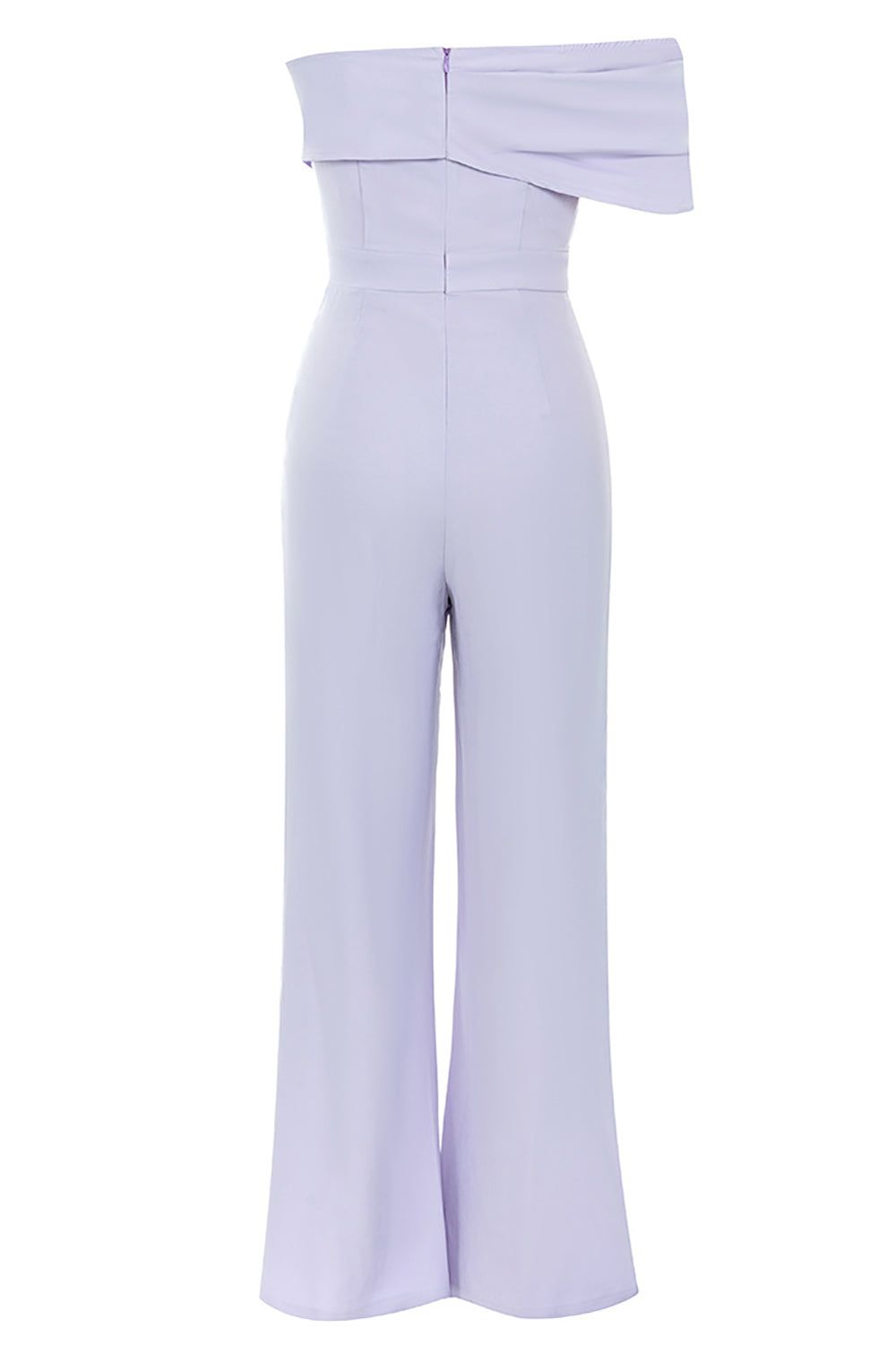 Lilac One Shoulder Jumpsuits For Cocktail sold by Zapaka product image thumbnail 2