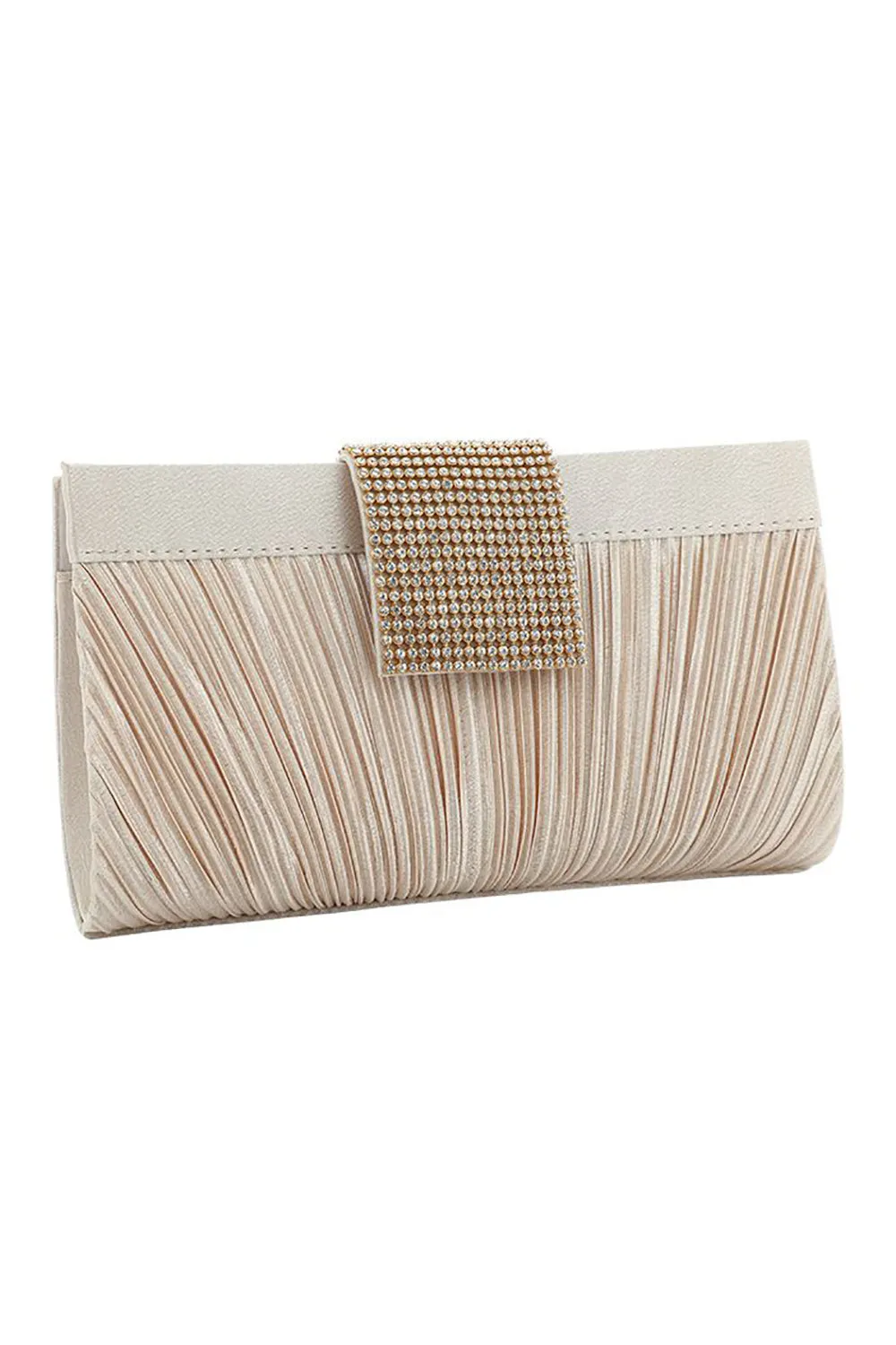 Champagne Beaded Party Clutch Bag sold by Zapaka product image thumbnail 2