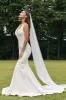 Simple Ivory Mermaid Backless Boho Wedding Dress sold by Zapaka
