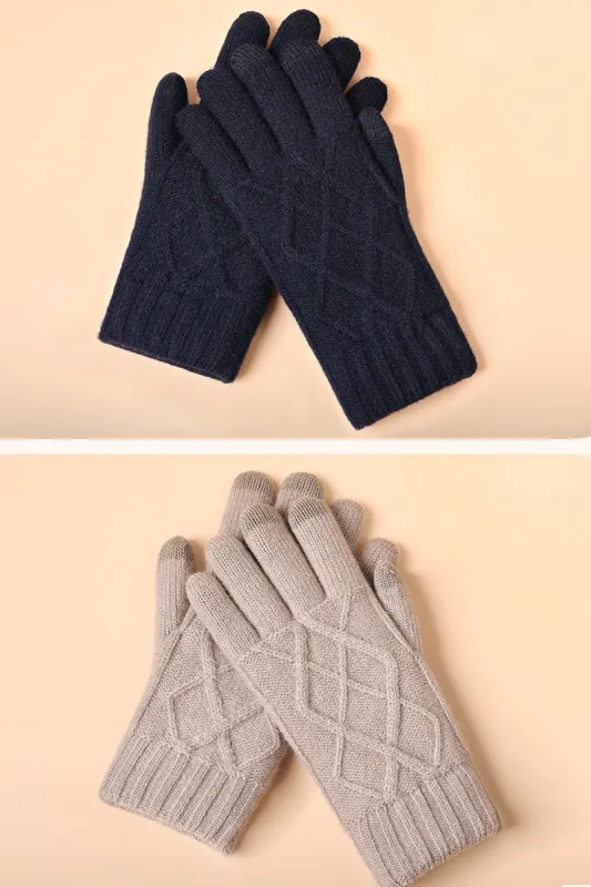 Black Knitted Gloves sold by Zapaka