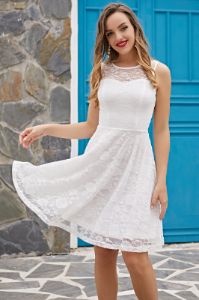 White Lace Dress sold by Zapaka