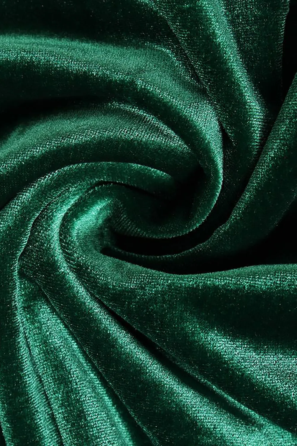 Dark Green Long Sleeves Holiday Party Dress with Pleated sold by Zapaka product image thumbnail 5