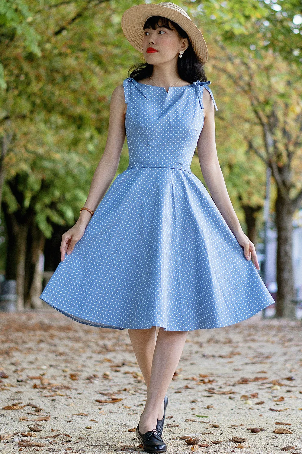 Blue Swing Vintage Dress sold by Zapaka
