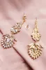 Simple Rhinestone Bridal Earrings sold by Zapaka