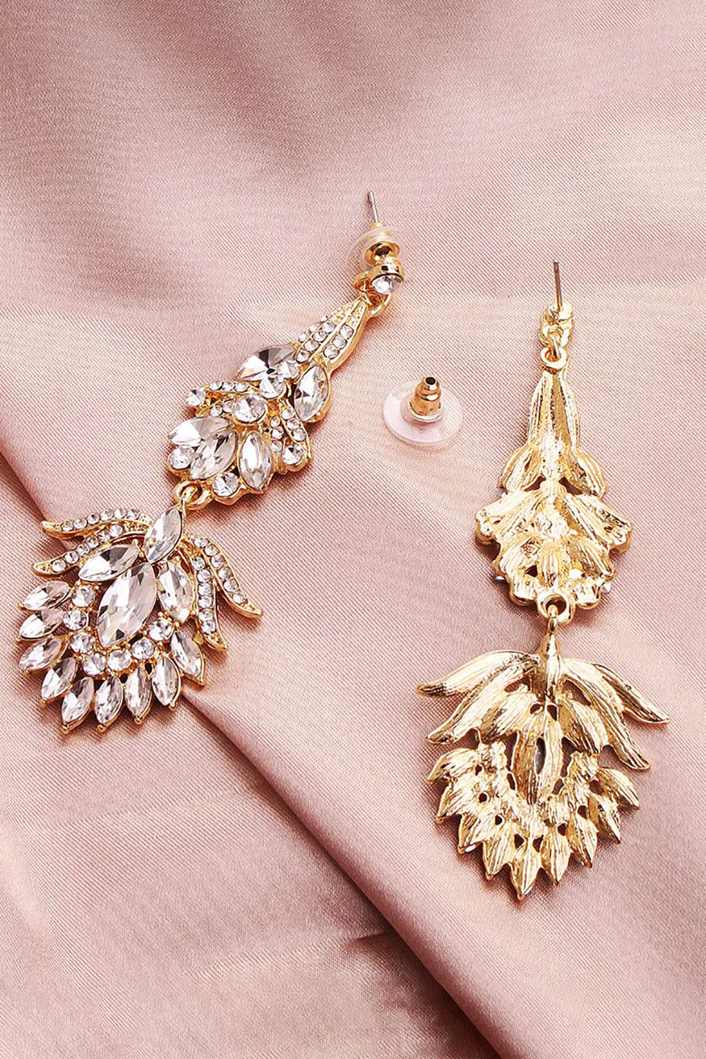 Simple Rhinestone Bridal Earrings sold by Zapaka product image thumbnail 3