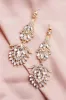 Simple Rhinestone Bridal Earrings sold by Zapaka
